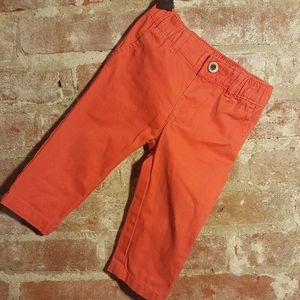 Orangish Pink infant jeans